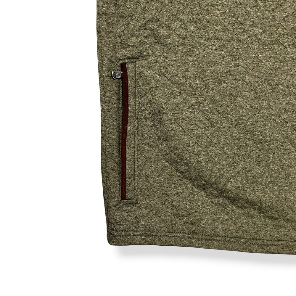 Cremieux Vest Men XXL Green Brown Quilted Full Zip Sleeveless NWT - Picture 2 of 15